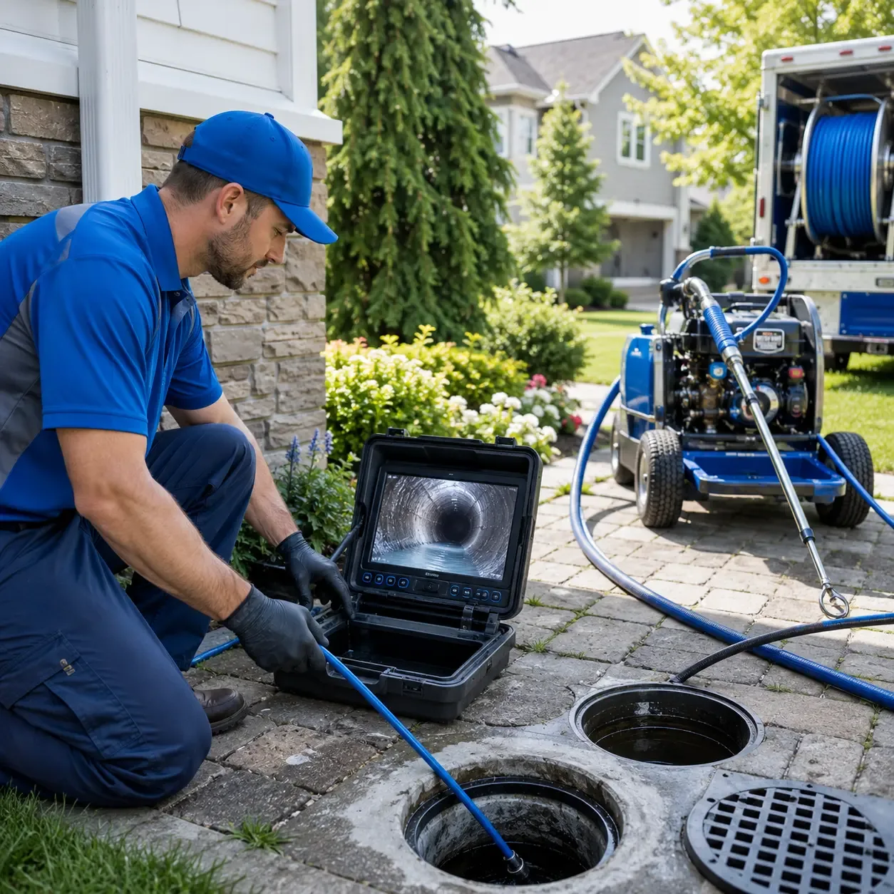 Outdoor drain cleaning professionals serving New Auburn, MN